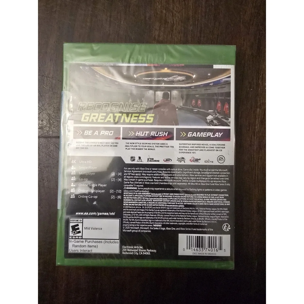 NHL 21 014633740165 - Xbox‎ One - New Sealed